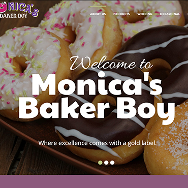 Monica's Baker Boy Website